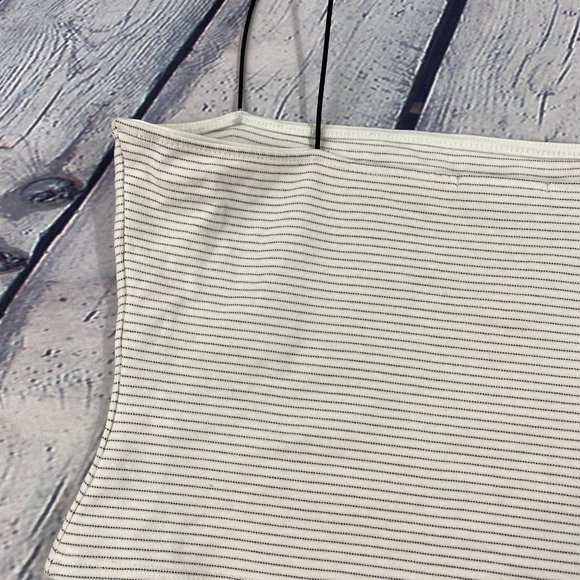 LA Hearts Striped Spaghetti Strap Crop Top Medium - Picture 4 of 6